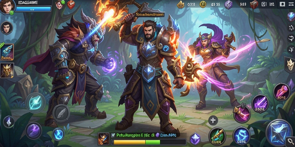 Gameplay seru dan dinamis di IDAGAME yang penuh tantangan.