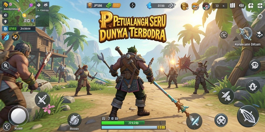 Tampilan gameplay Open World yang menawan dari JPS88.