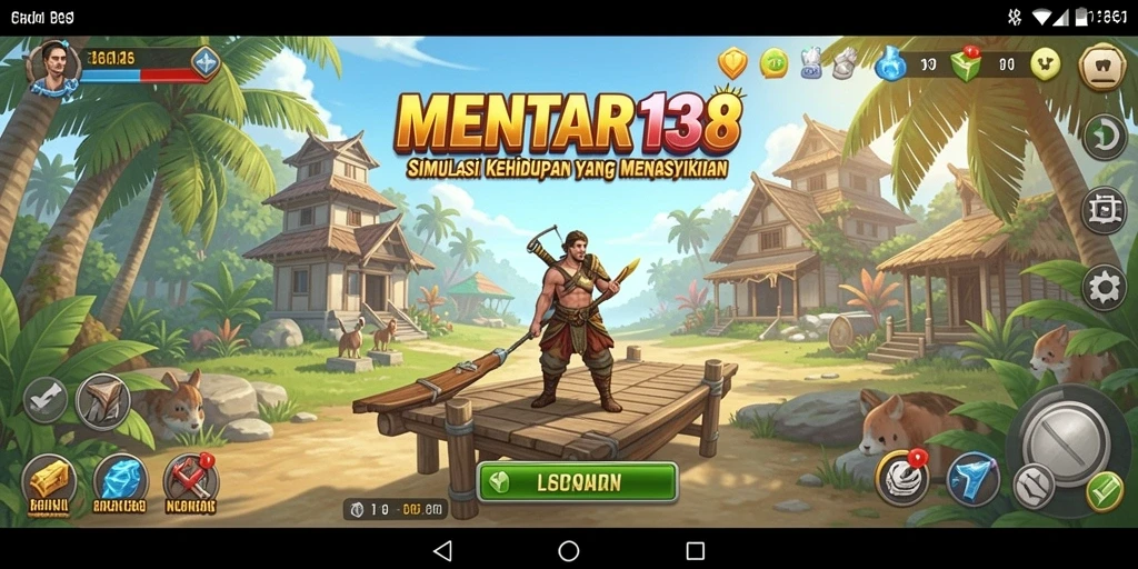 Tampilan aksi seru dalam gameplay MENTARI138.