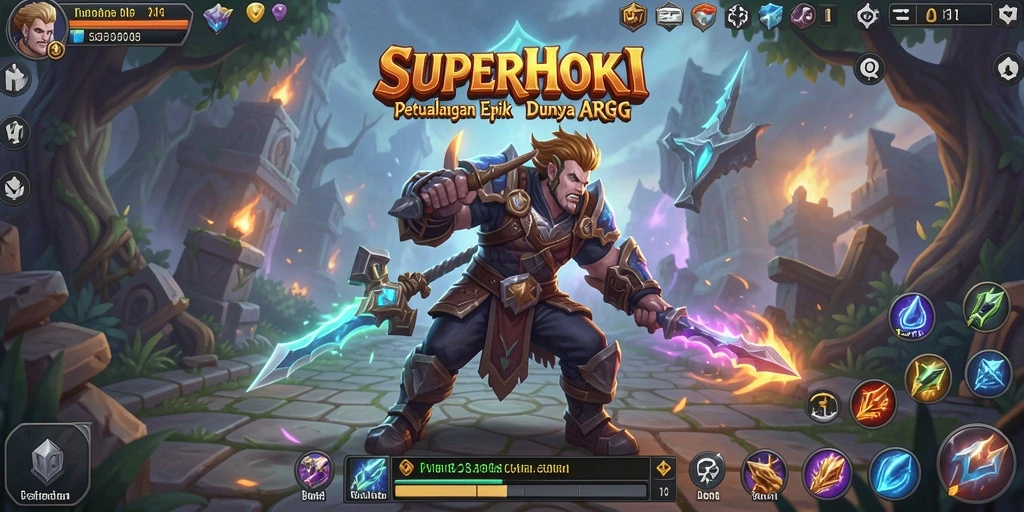 Gameplay menarik dan menegangkan dalam SUPERHOKI.